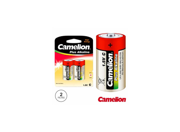 Camelion Pilha Alcalina Lr14/C 1.5v 2x Blister Camelion Pilha Alcalina Lr14/C 1.5v 2x Blister
